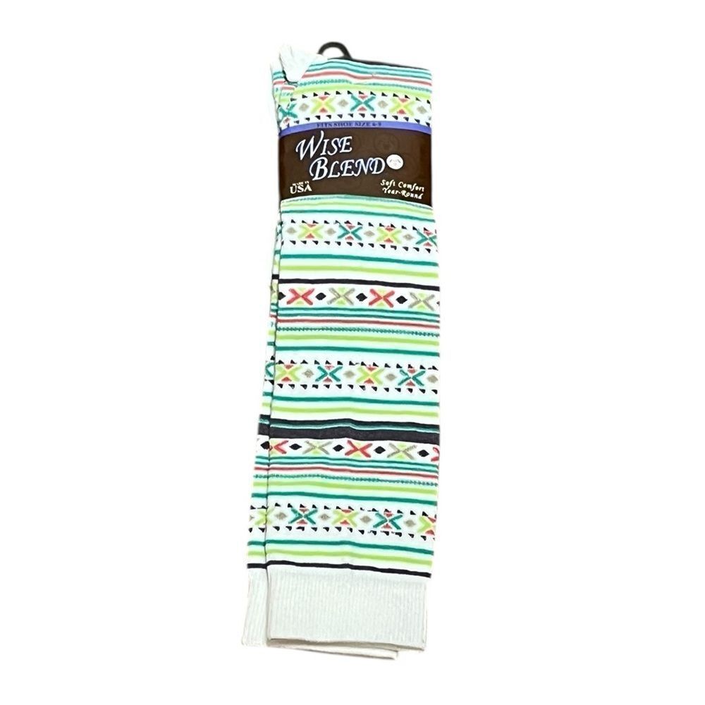Wise‎ Blend Multicolor Boot Socks, Size M, NWT